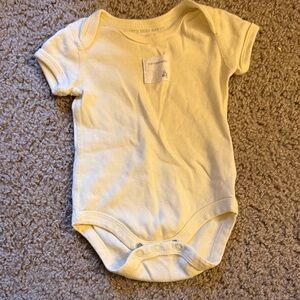 Burt's Bees Baby Yellow Bodysuit